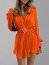 'Amara' Button Up Dropped Shoulder Shirt Dress - Celes Fashion